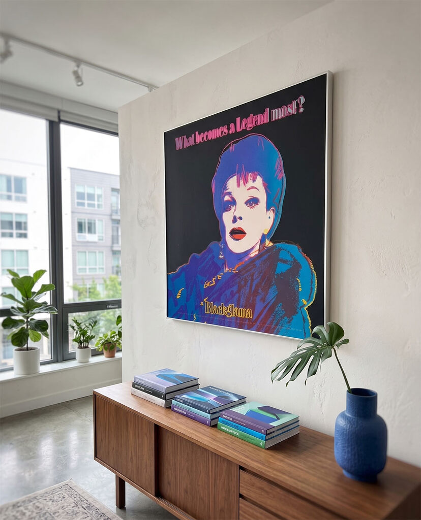 Andy Warhol, Blackglama (Judy Garland), from Ads, 1985