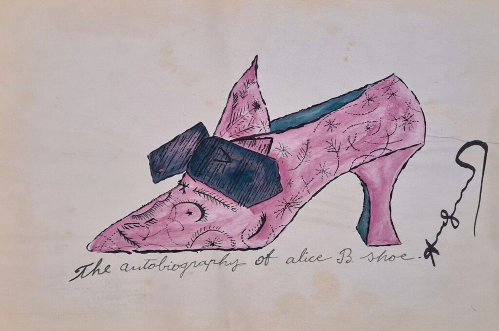 Andy Warhol, The Autobiography of Alice B. Shoe, 1950