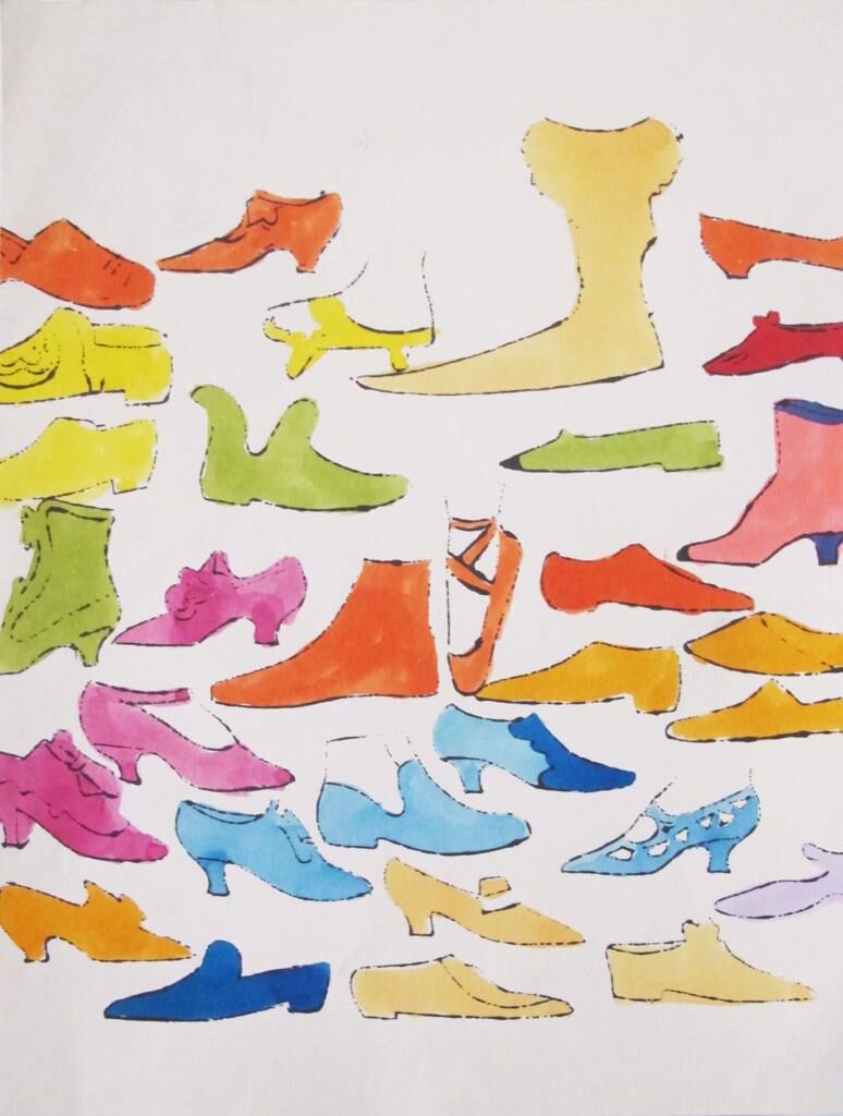 Andy Warhol, A la Recherche du Shoe Perdu (cover verso), 1955
