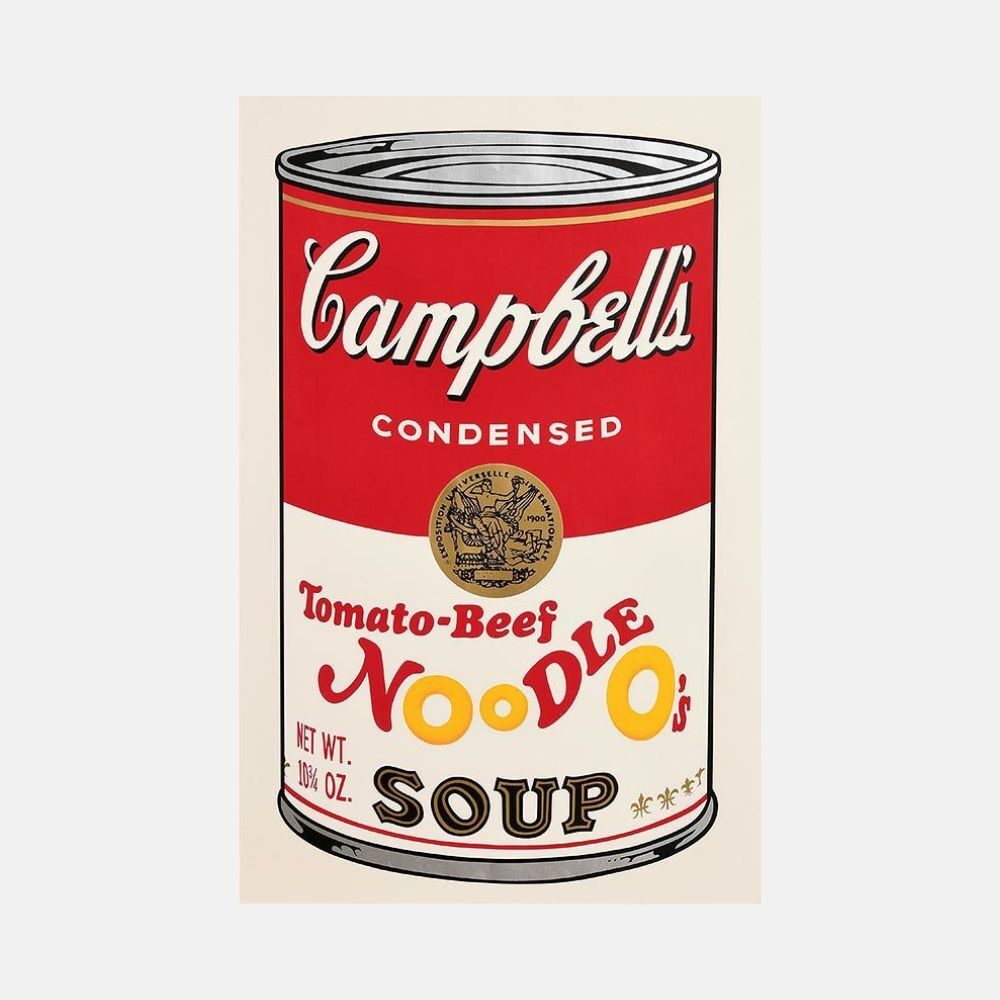 Andy Warhol, Tomato-Beef Noodle O's Soup (F. & S. II.61) (from Campbell’s Soup II), 1969