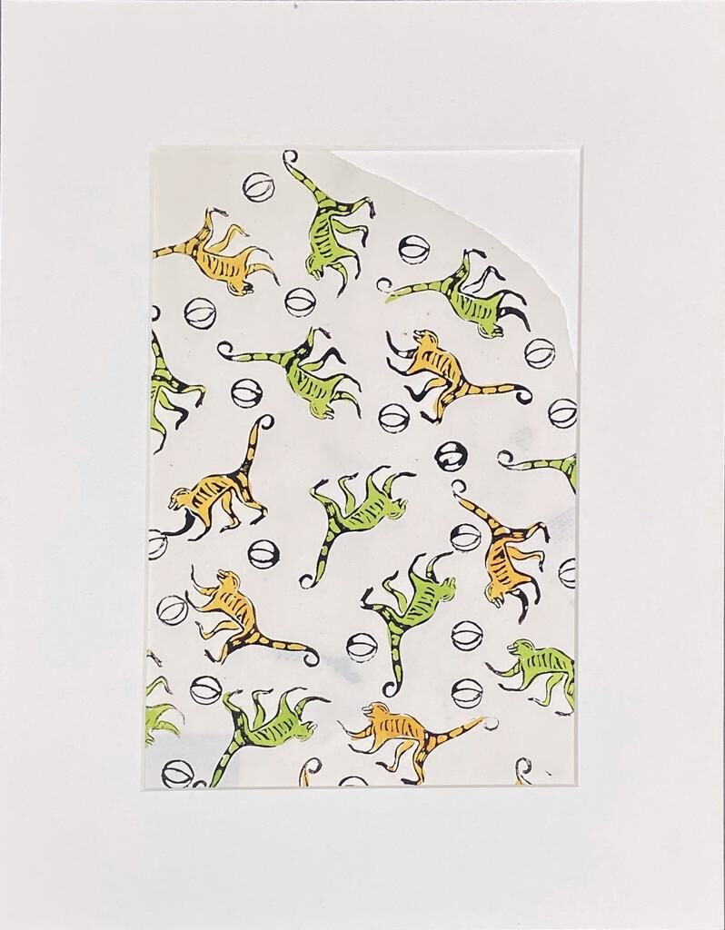Andy Warhol, Monkeys (Stamped), ca. 1950