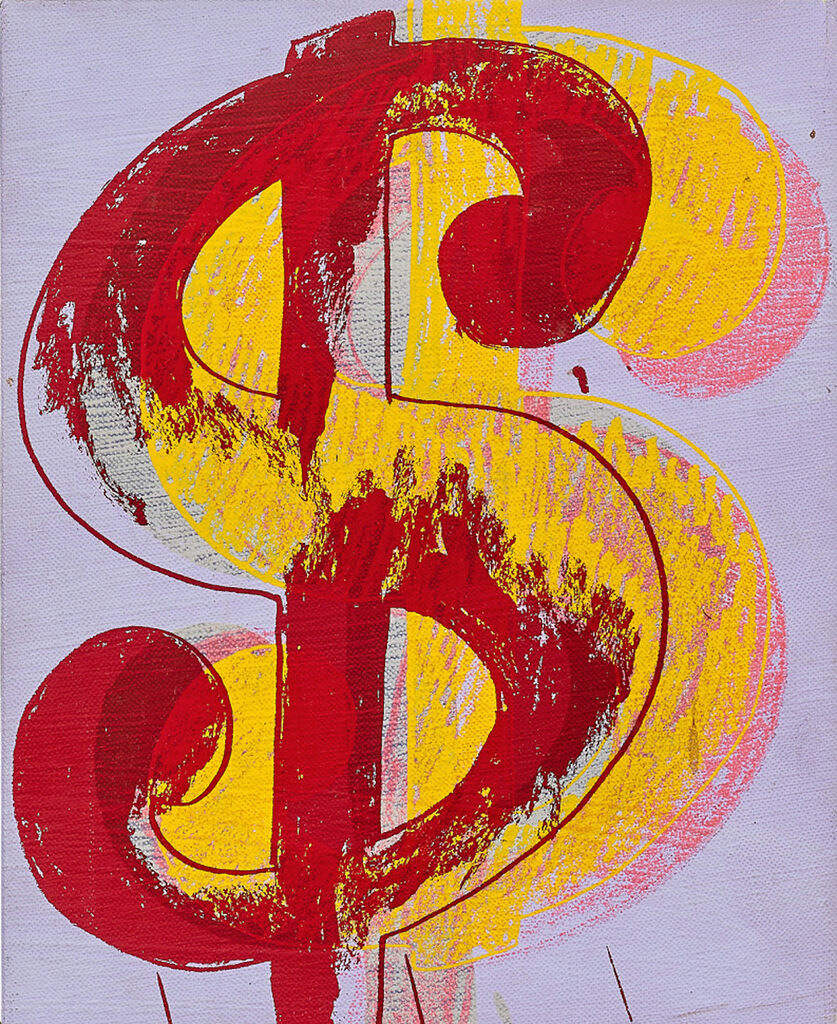 Dollar Sign Painting, image 1