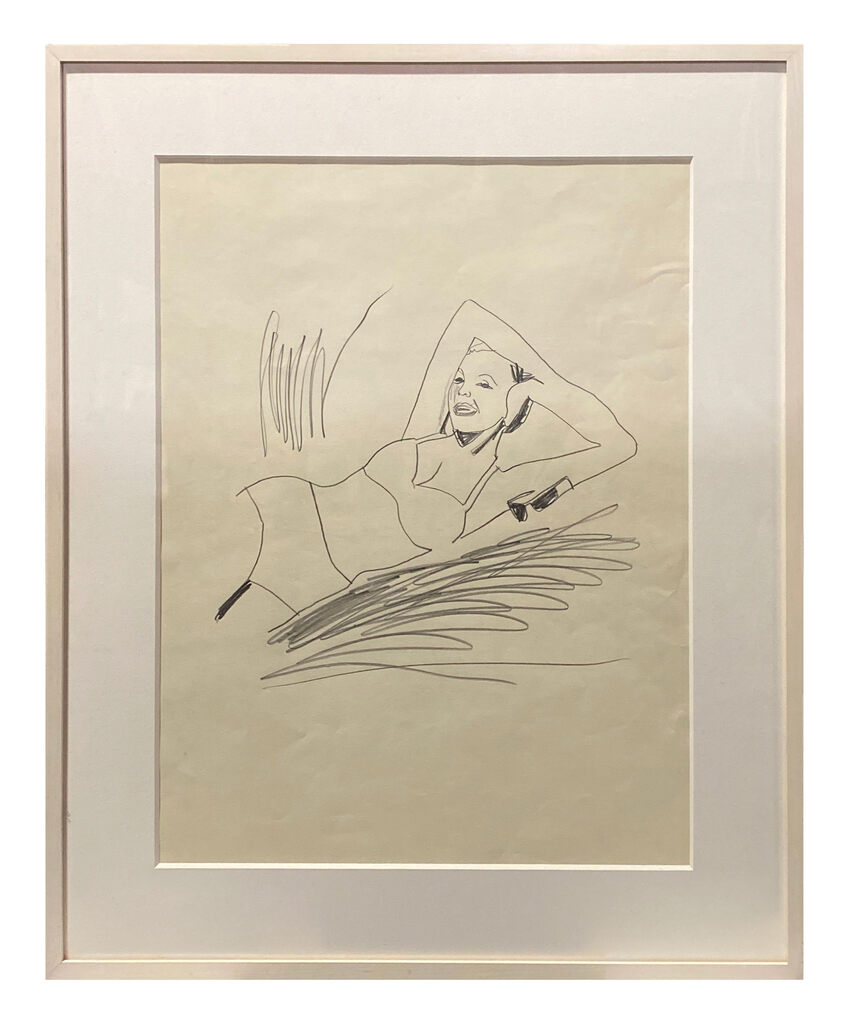 Andy Warhol, Andy Warhol Untitled (Woman with Sunglasses), 1962