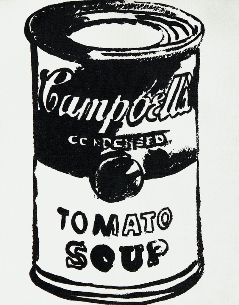 Andy Warhol, Campbell’s Soup Can (Tomato Soup) Painting, 1985