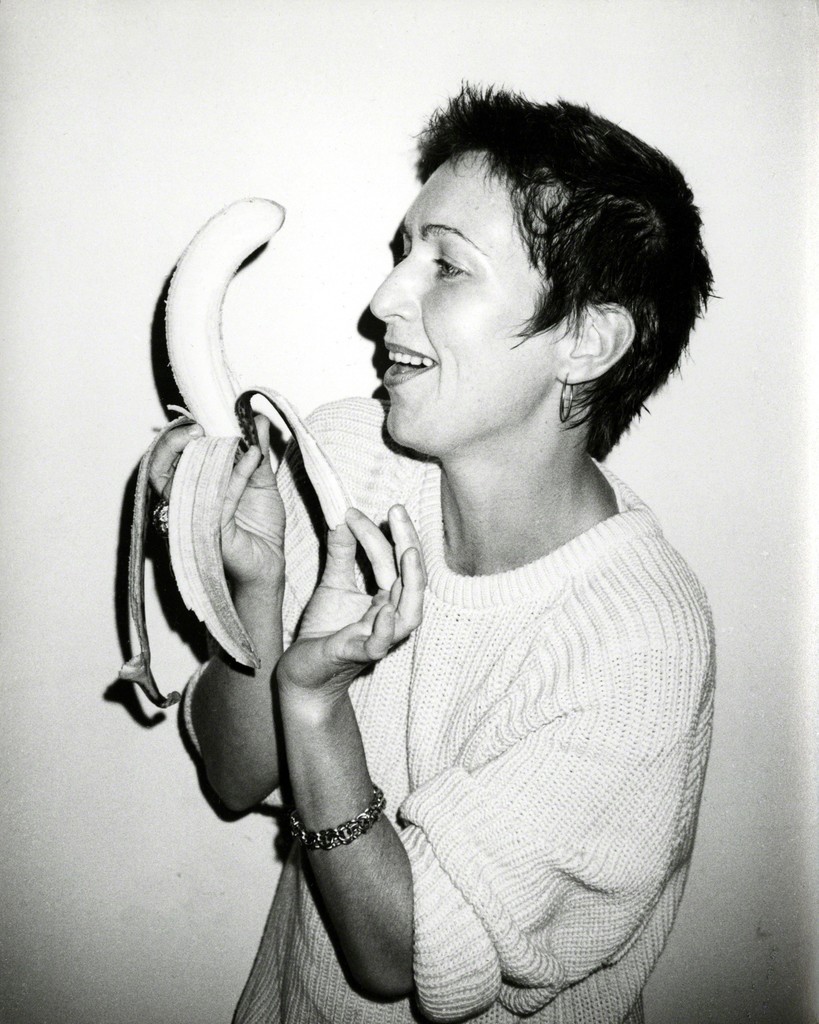 Pat Hackett with a Banana, image 1
