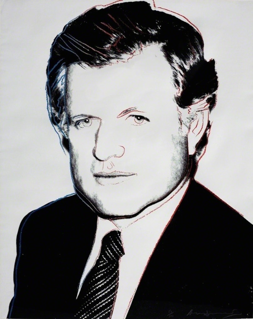 Andy Warhol, Edward Kennedy (FS II.240) (with letter from Victoria Kennedy), 1980