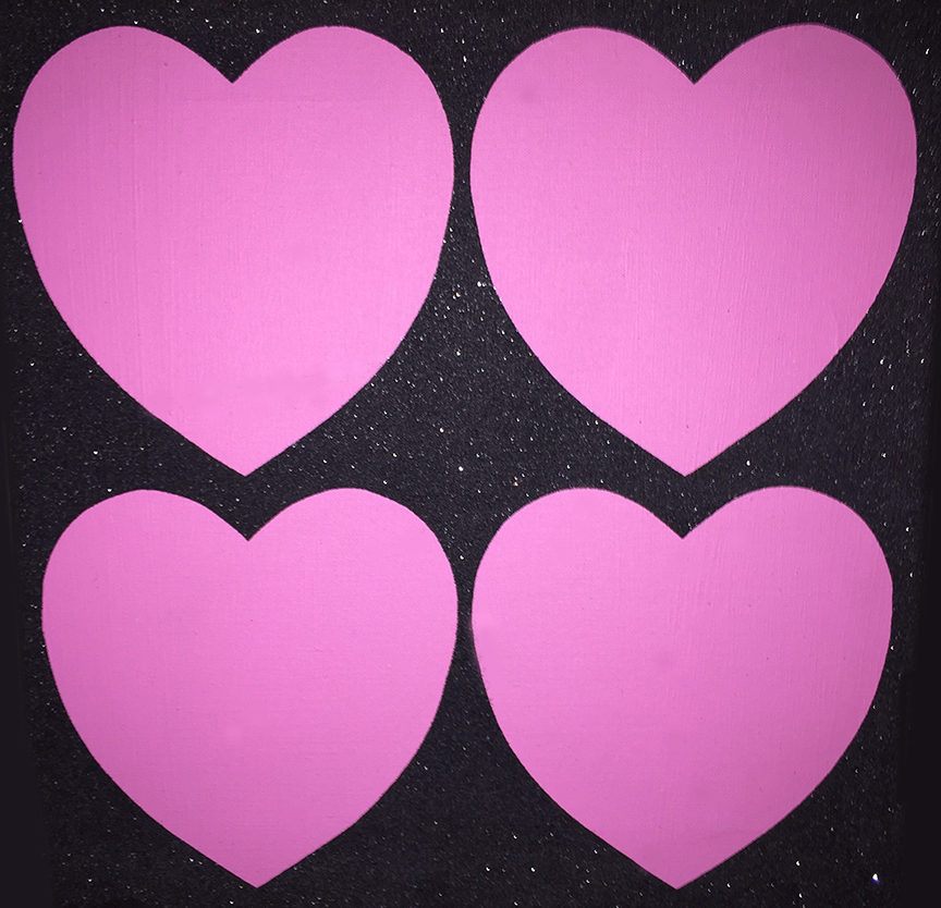 Andy Warhol, Four Hearts, 1986