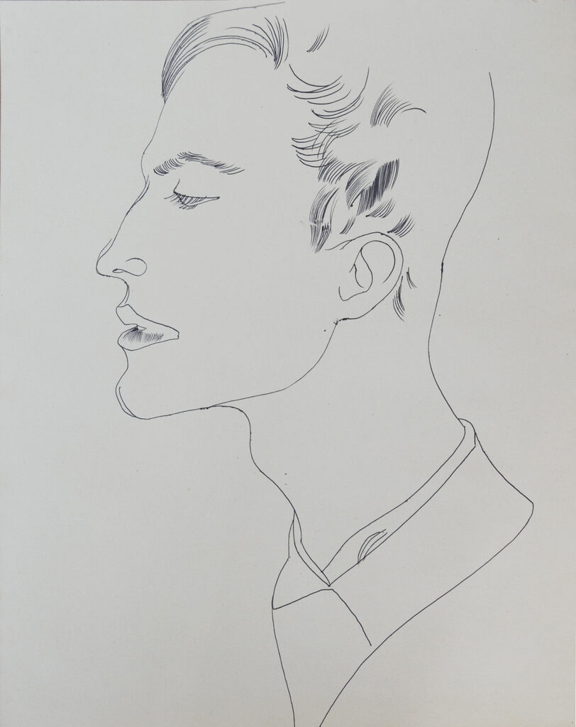 Young Man in Profile, image 1