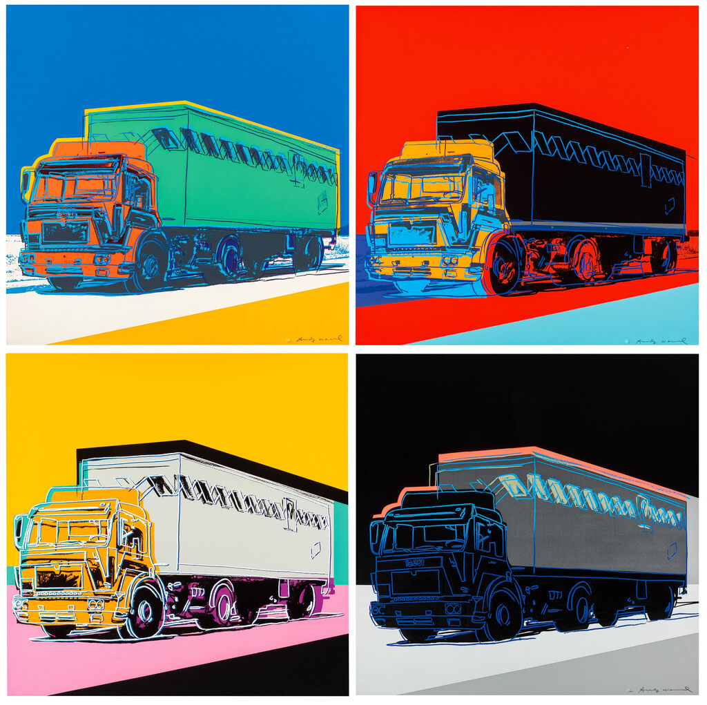 Andy Warhol, Truck Complete Portfolio (FS II.367-370), 1985