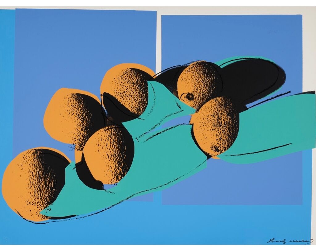 Andy Warhol, Space Fruits: Cantaloupes I, 1979