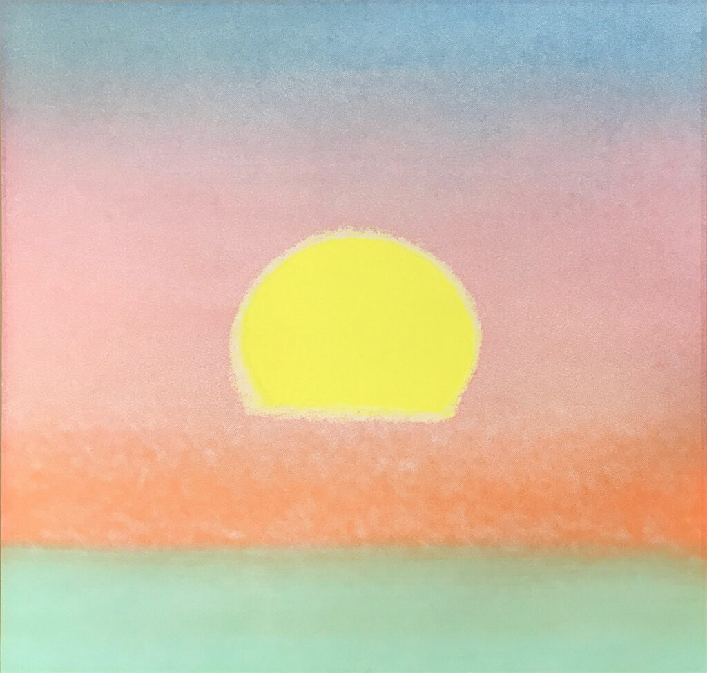 Andy Warhol, Sunset 85 (Unique) (Signed), 1972