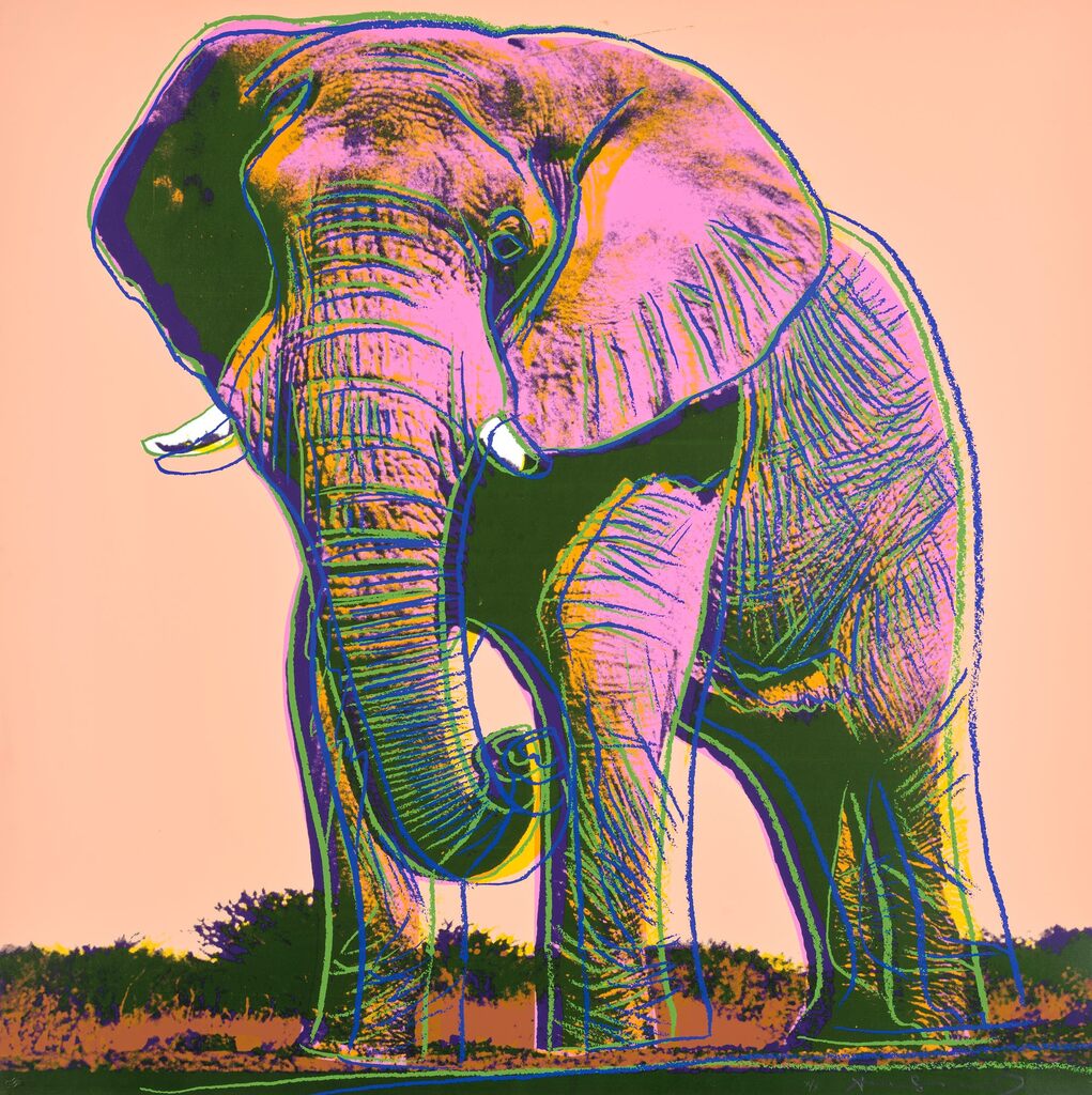 Andy Warhol, African Elephant (FS II.293), 1983