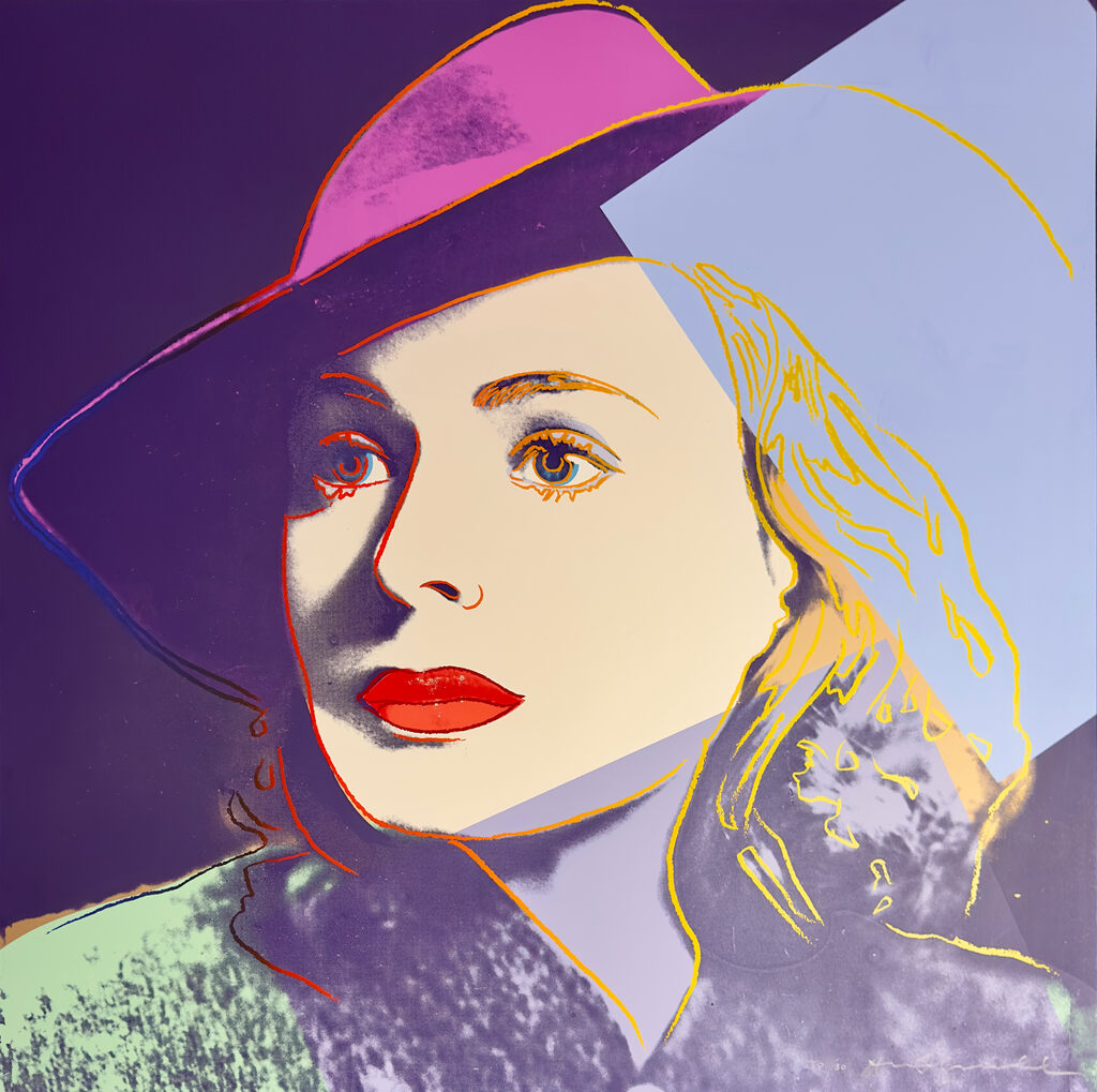 Andy Warhol, Ingrid Bergman With Hat (Trial Proof), 1983