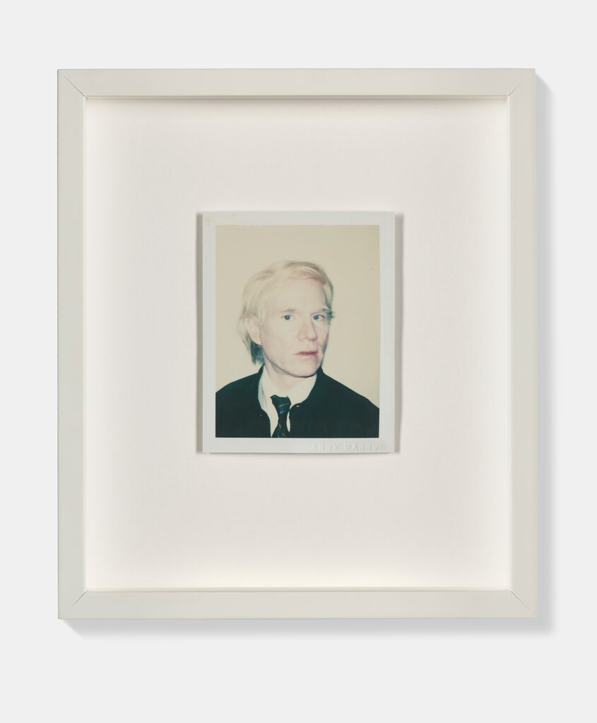 Andy Warhol, Self-Portrait (Unique Polaroid), 1977