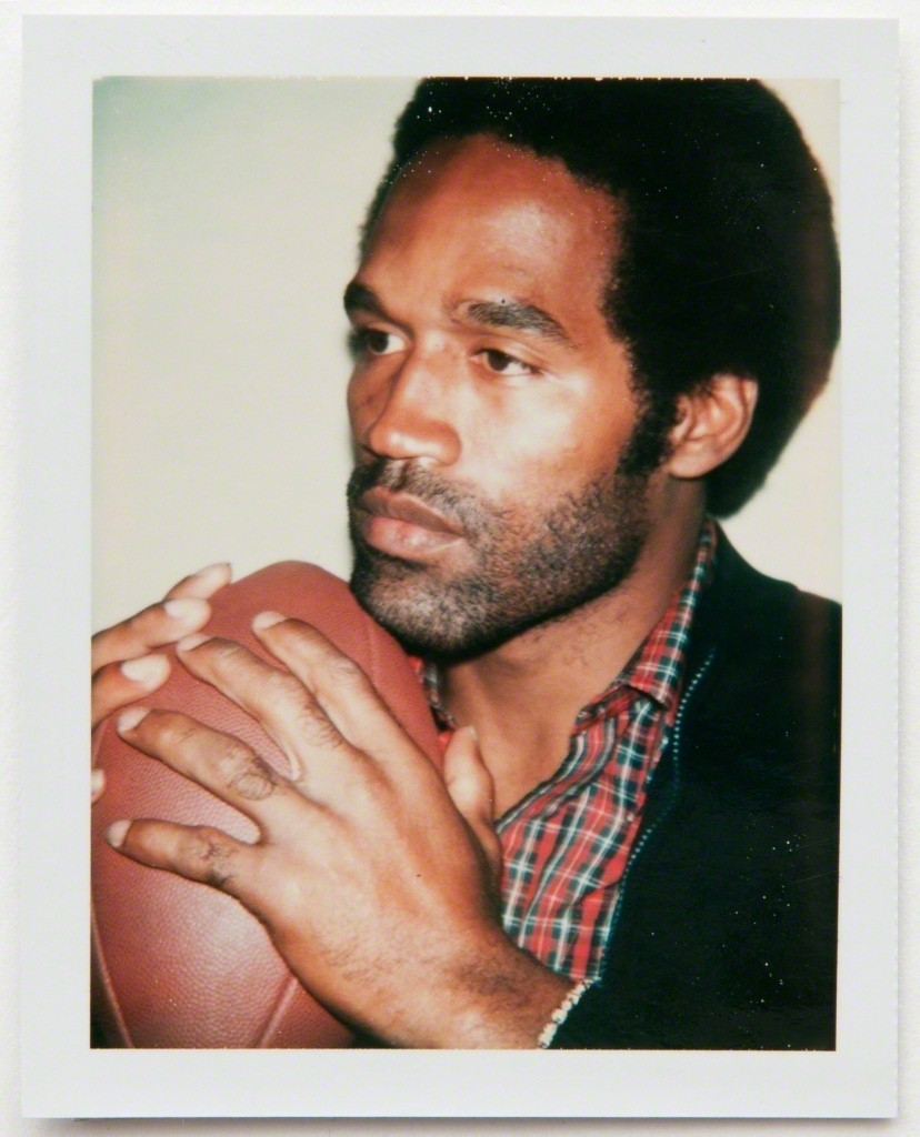 Andy Warhol, Andy Warhol, Polaroid Photograph of OJ Simpson Holding a Football, 1977, 1977