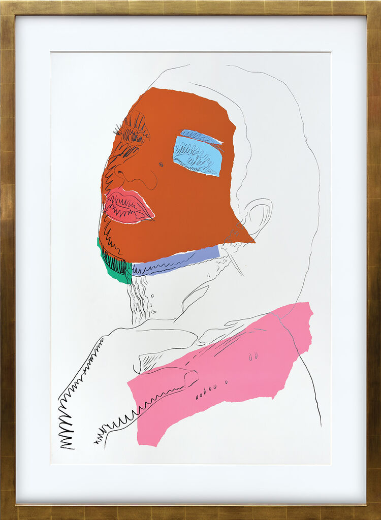 Andy Warhol, Ladies and Gentlemen (II.127). [Alphanso Panell]., 1975
