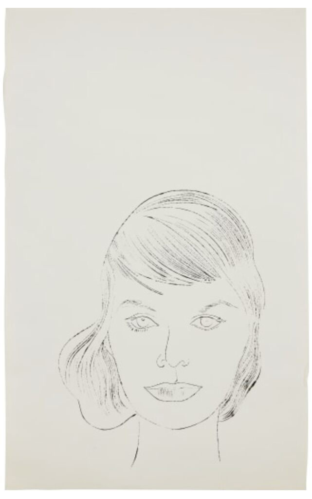 Andy Warhol, Female Head, ca. 1957