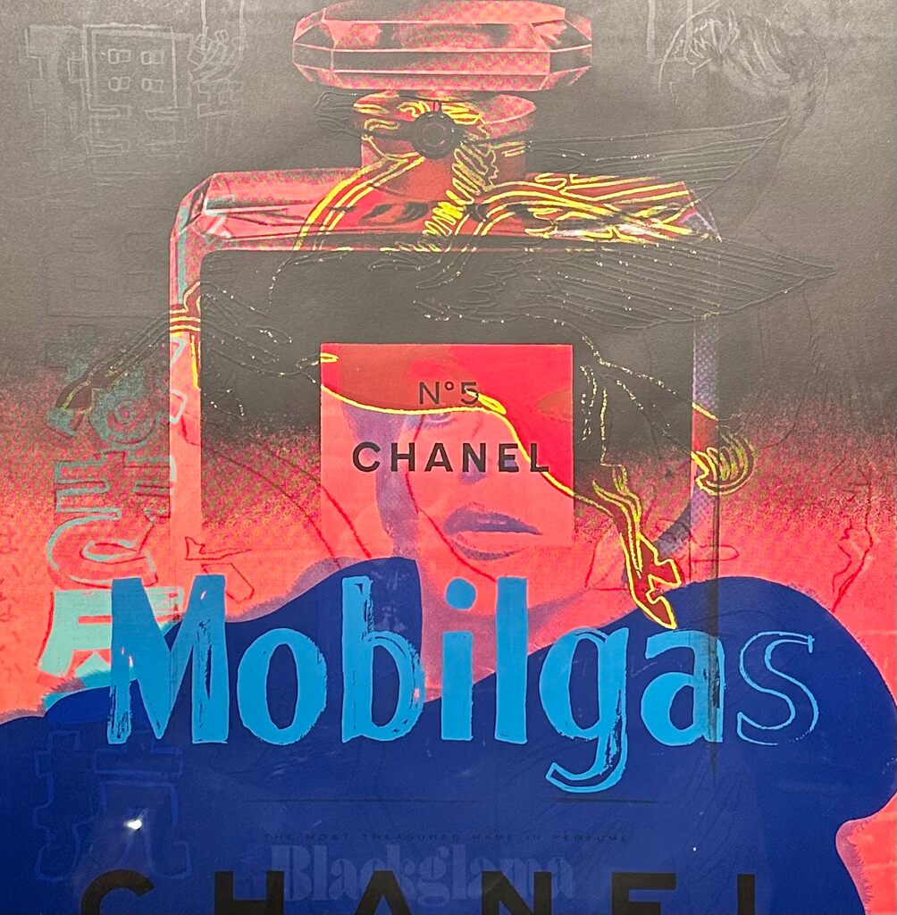 Andy Warhol, Ads: Chanel / Rebel / Mobil / Blackglama, 1985