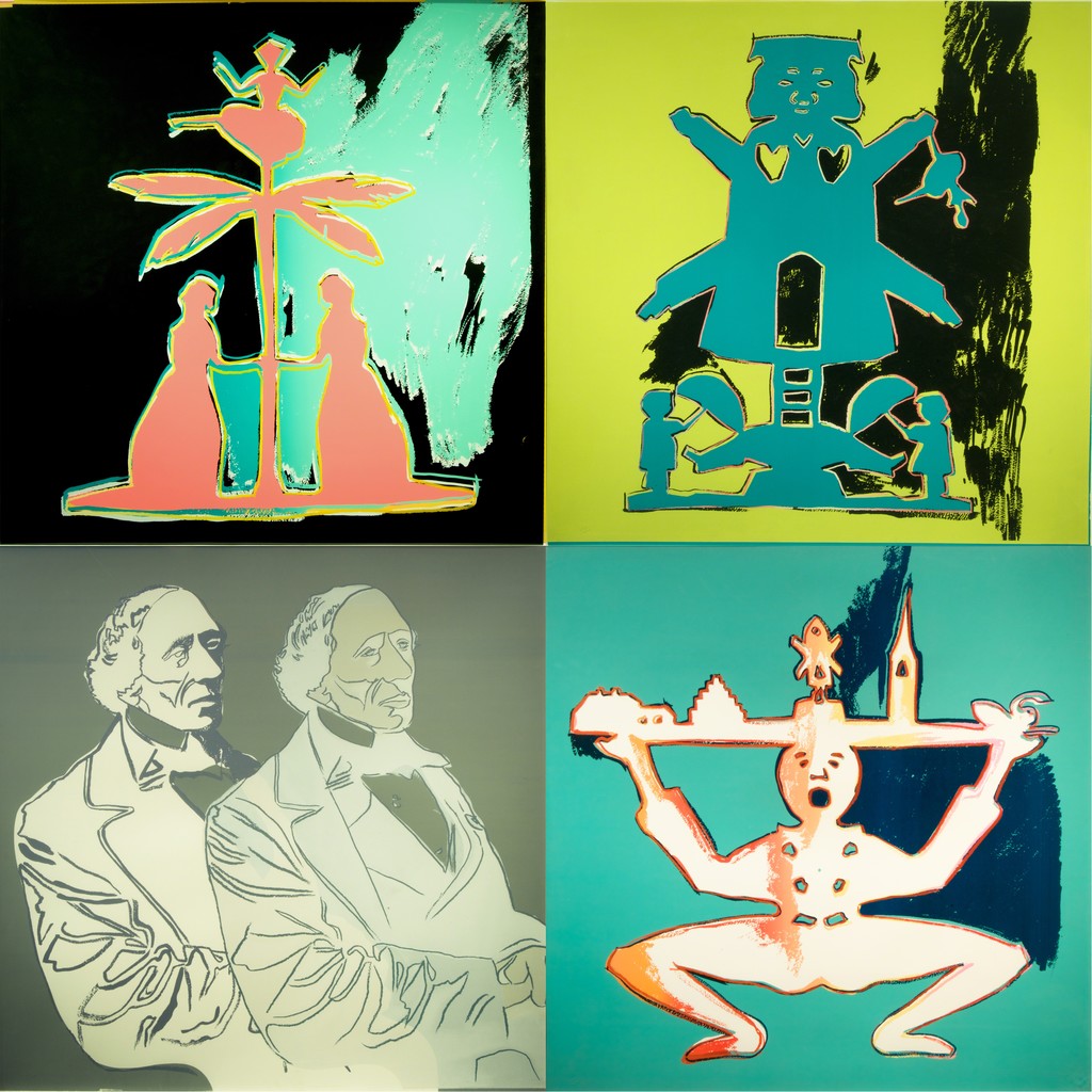 Andy Warhol, Hans Christian Andersen Trial Proof  (portfölj med 4), 1987