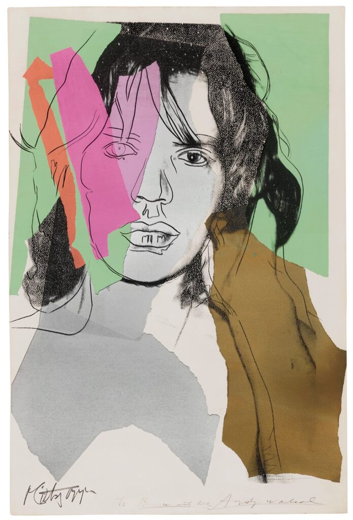 Andy Warhol, Mick Jagger (TP), 1975