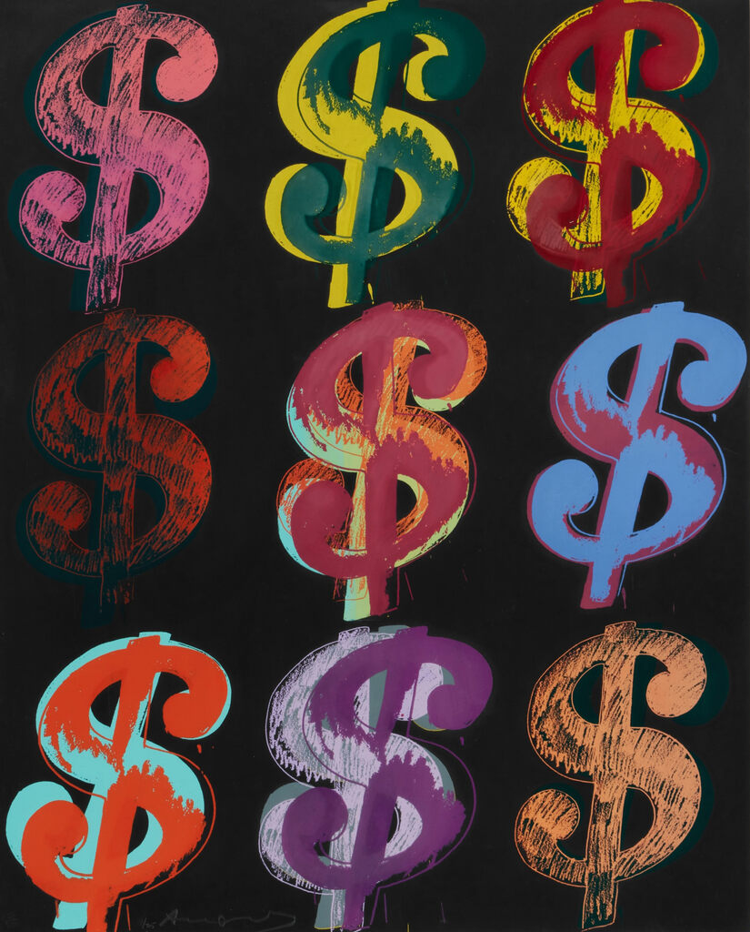 Andy Warhol, Dollar Sign (9), 1982