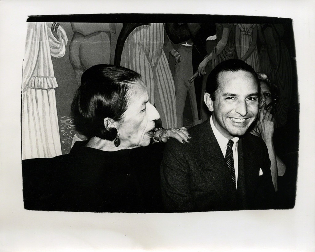 Diana Vreeland with Fred Hughes, image 1