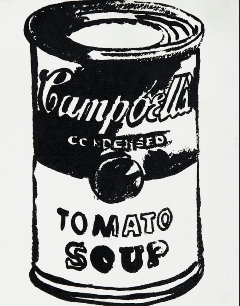 Andy Warhol, Campbell’s Soup Can (Tomato Soup) Painting, 1985