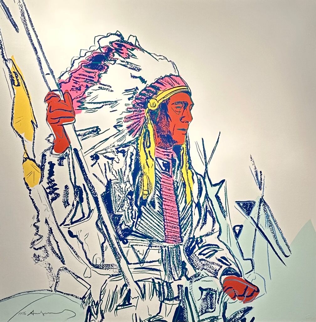 Andy Warhol, War Bonnet, 1986