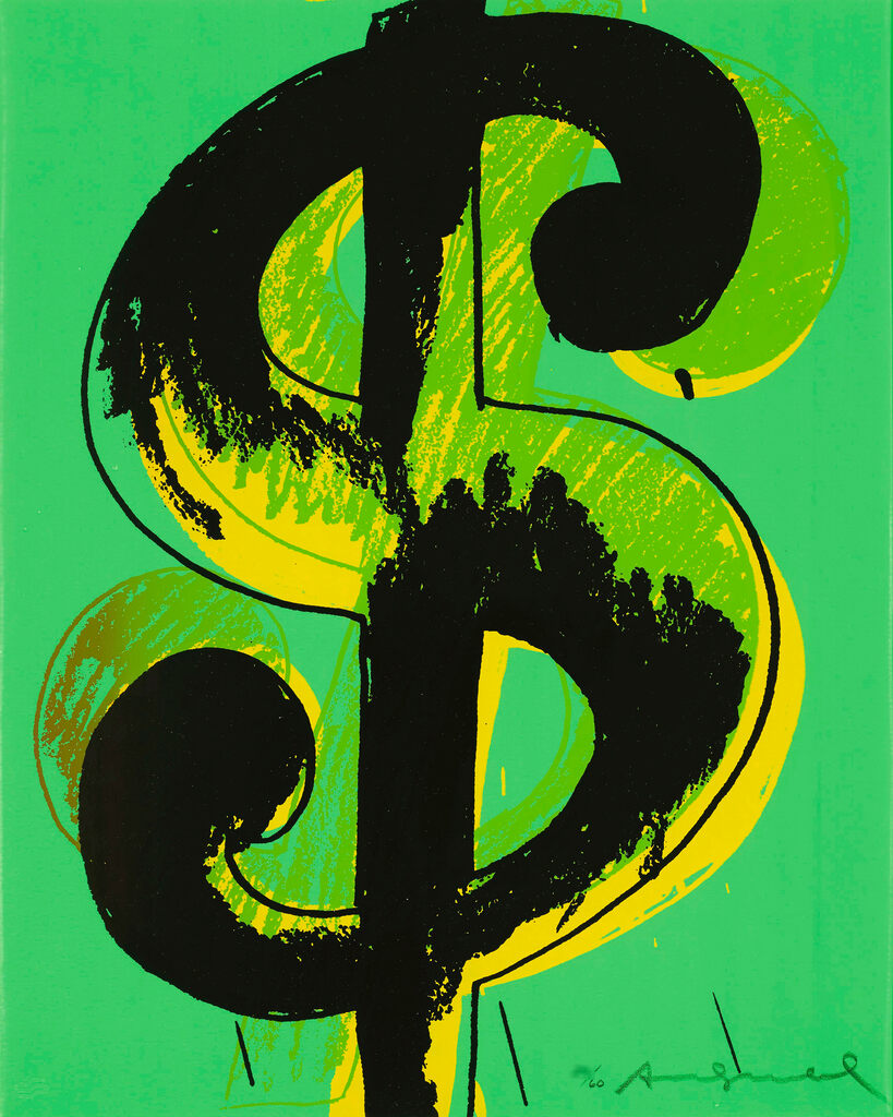 Andy Warhol, Dollar Sign (FS II.279), 1982