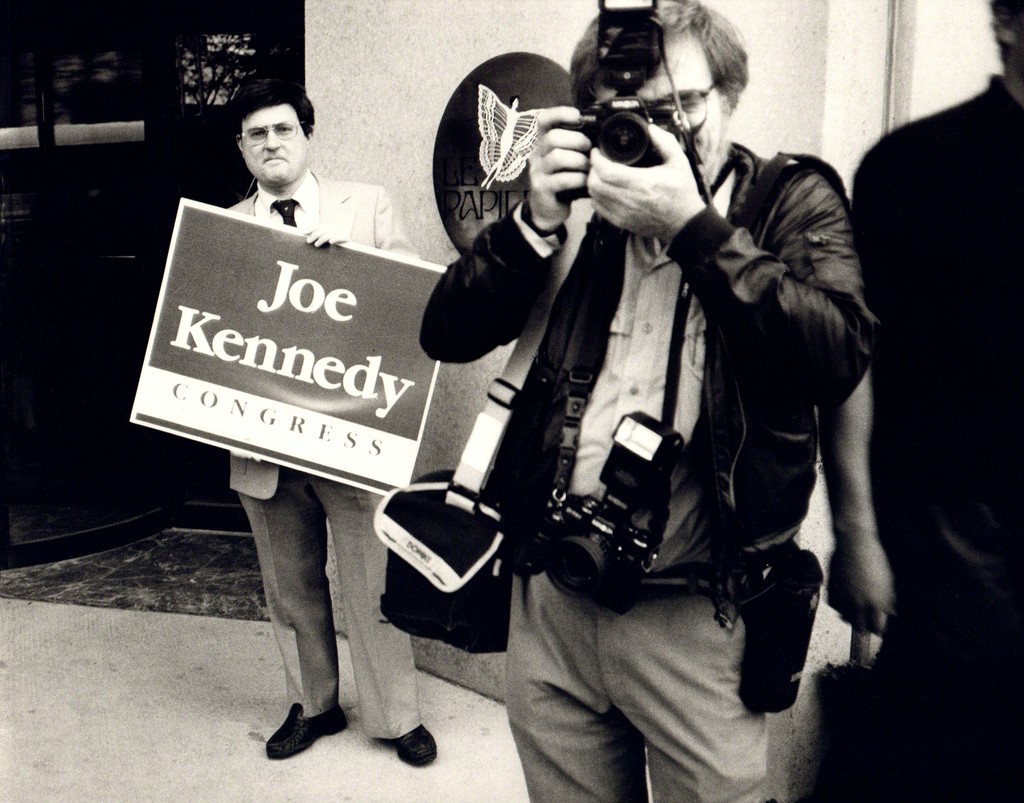 Richard Weisman at Joe Kennedy Rally, image 1