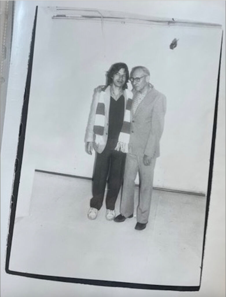 Mick Jagger and William Burroughs, image 1