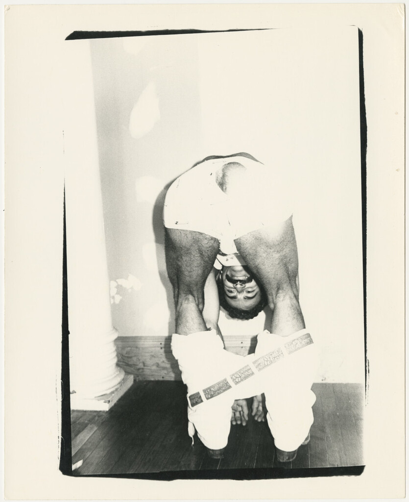 Victor Hugo bending with torn underwear, image 1