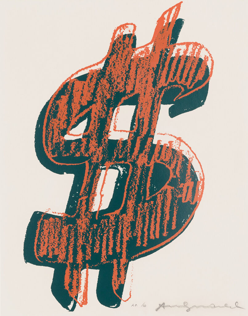Andy Warhol, Dollar (F. & S. II.278), 1982