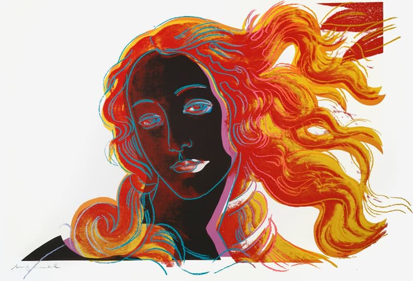 Andy Warhol, Birth of Venus 318, 1984