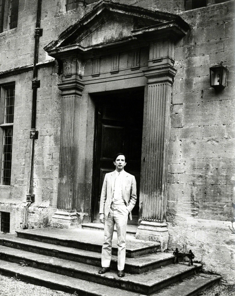 Fred Hughes at English estate, image 1