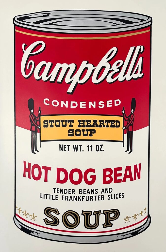Andy Warhol, Hot Dog Bean (Campbell's Soup II), 1969
