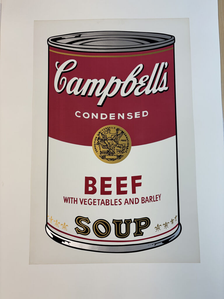 Andy Warhol, Campbell's Soup I, Beef With Vegetables and Barley, 1968