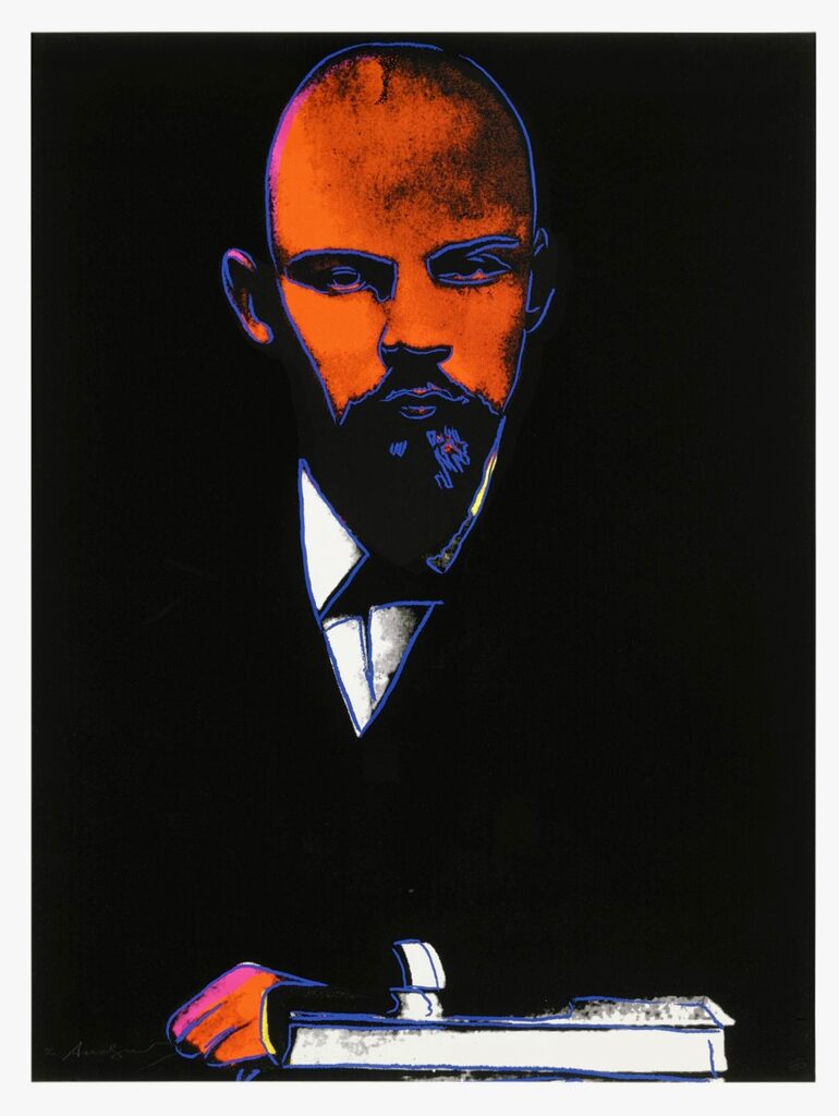 Andy Warhol, "Black" Lenin (FS II.402), 1987
