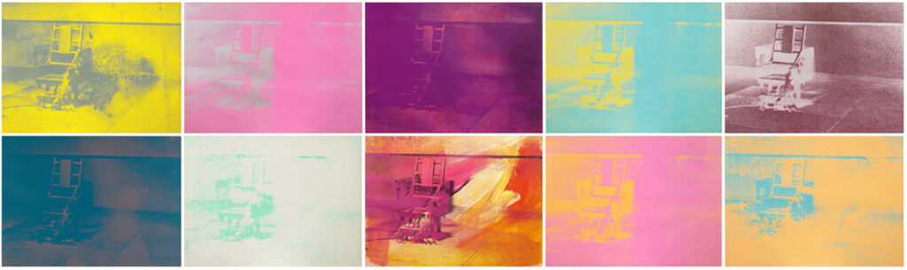 Andy Warhol, Electric chairs (Complete Portfolio), 1971