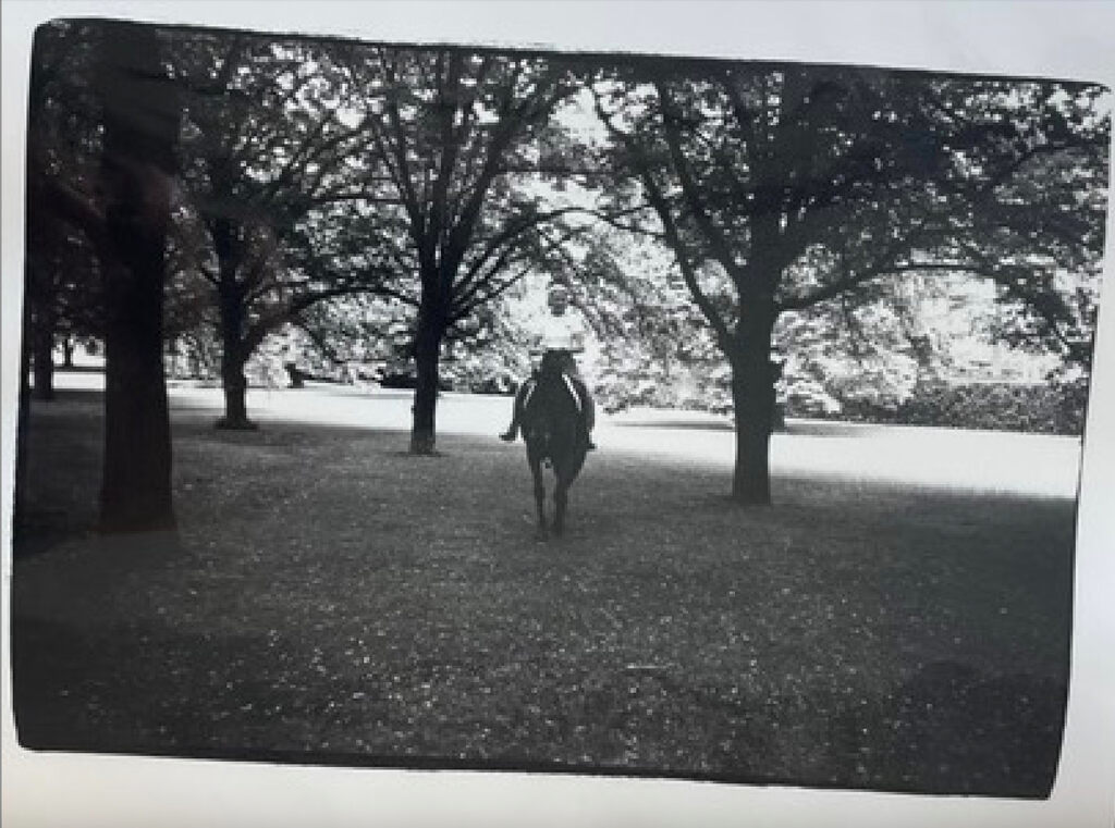 C.Z. Guest Riding a Horse, image 1