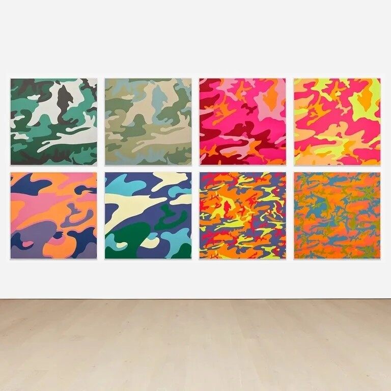 Andy Warhol, 11.406-413: CAMOUFLAGE, 1987