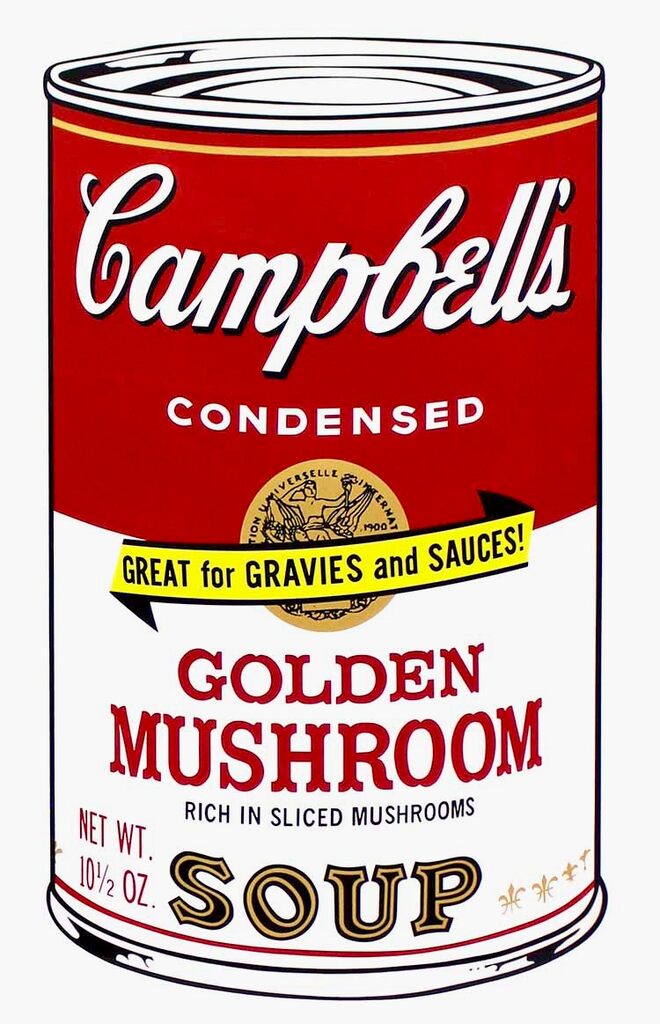 Andy Warhol, Golden Mushroom (FS II.62), 1969