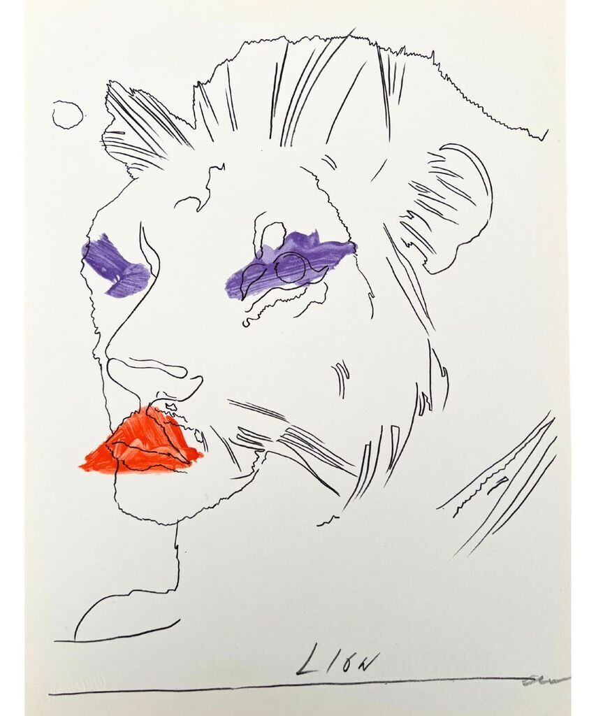 Andy Warhol, Lion, 1975