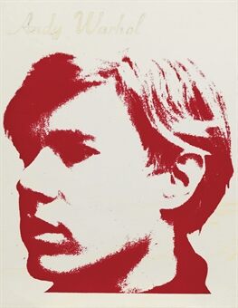 Self-Portrait embossed 'Andy Warhol' (upper edge); numbered 'A1191.120' (on the reverse), image 1