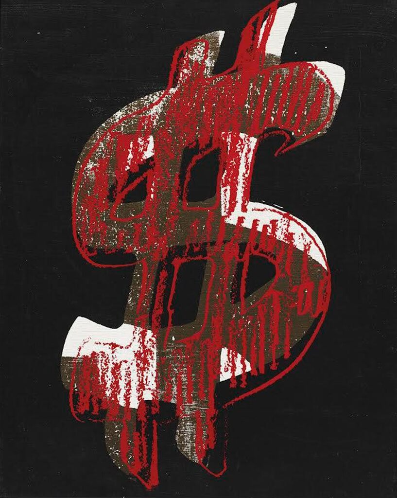 Andy Warhol, Dollar Sign, 1981