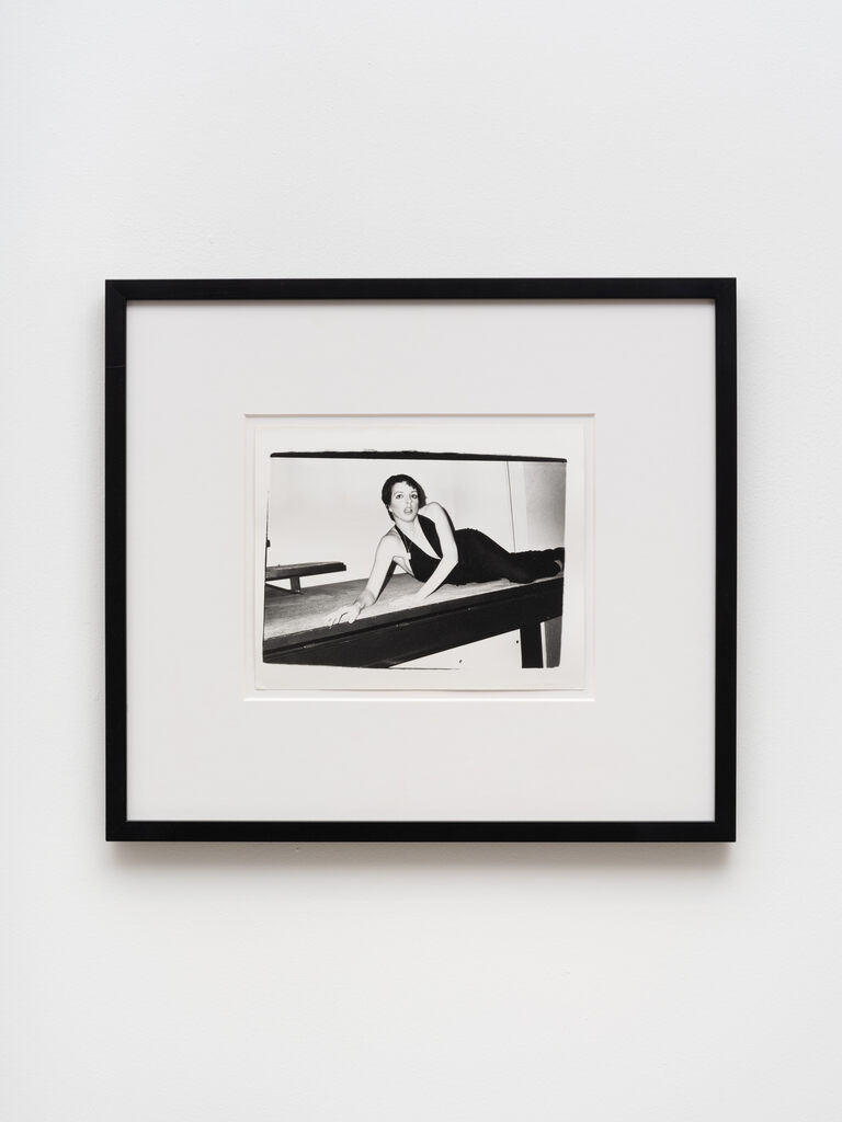 Andy Warhol, Liza Minnelli posing in Halston's Apartment, c. 1979