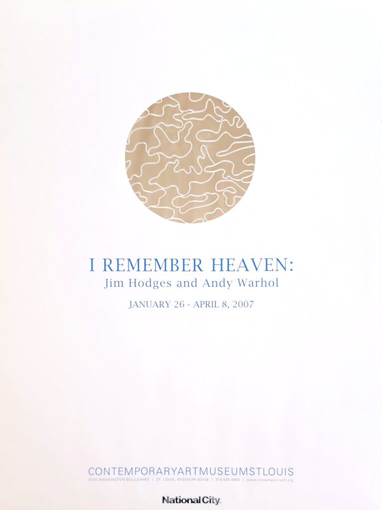 Andy Warhol, I Remember Heaven (Minimal, Silver, Foil, Heaven, Contemporary, St. Louis), 2007