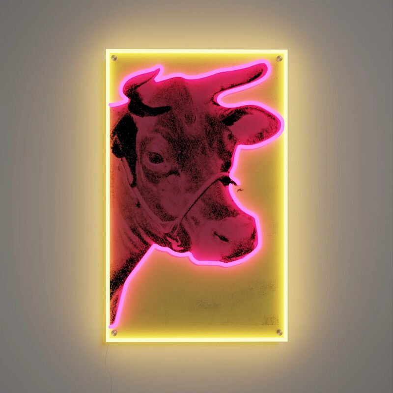 Andy Warhol, Cow LED Neon Sign, 2022