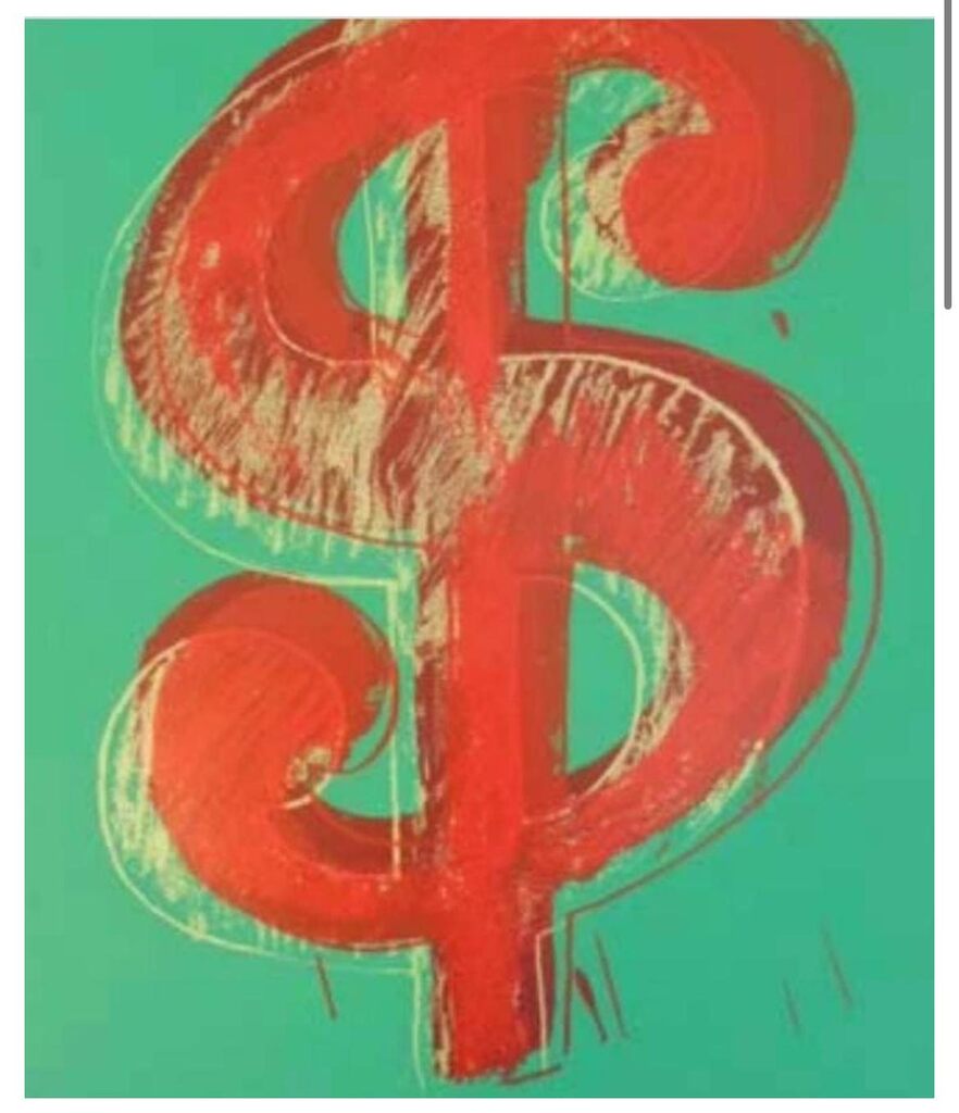 Andy Warhol, Dollar $$$$, 1999