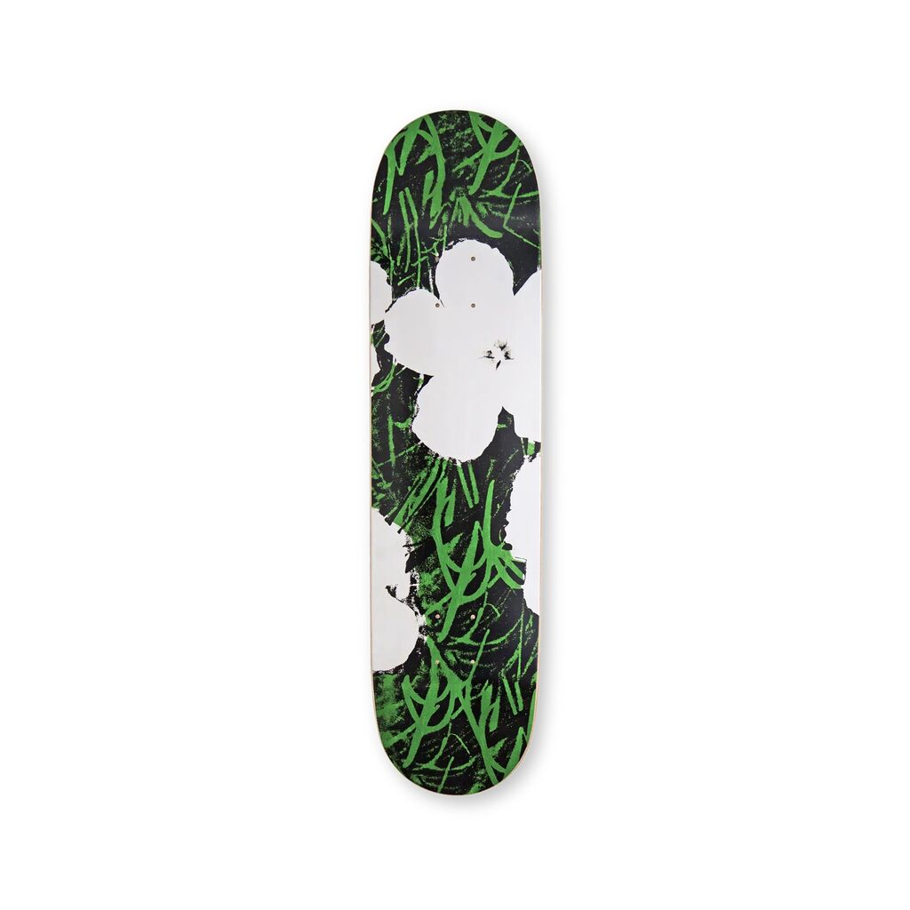 Andy Warhol, Flowers (Dawn) Skateboard Deck, 2026